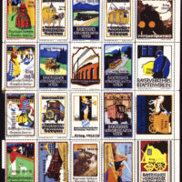 The Bavarian Transport and Communications Employees’ Union of 1913 was overprinted in 1916 (during WW1) with varied phrases relating to the war: Krieg 1914, Krieg 1914/1916 in varied ink colors and fonts, making massive numbers of new varieties out of leftovers to sell to collectors. Abusive? Of course. Did the money go to the printer Consée of Munich or to the Union?