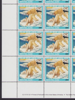 W.C. Bill Porter, The Olathe Poste, art not credited, Colorado 2007 8.5 x 11 pane of 24 stamps.