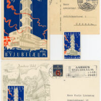 Denmark - On July 2, 194, Aarhus inaugurates its new town hall and celebrates its 500th anniversary as a market town. The building was designed by architects Arne Jacobsen and Erik Møller.