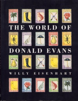 Book Cover: The World of Donald Evans; artist of unique fantasy stamps, Abbeville Press, NY 1994