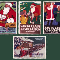 The Santa Claus Association was a philanthropy in New York City, active 1913-1928, in which volunteers opened children’s letters to Santa and matched each letter to a donor who delivered the child’s Christmas wish —toys, food, medical help etc. The founder was journalist/publicist John Duvall Gluck Jr. For more: https://www.cityreliquary.org/the-santa-claus-association/