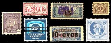 Sample of Saving Stamps savings